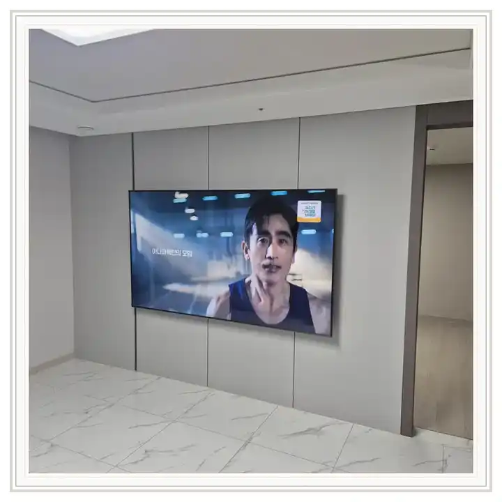 검단호수공원역풍경채레이크포레 무타공 벽걸이TV 설치 상담용 브라켓 참고 사진