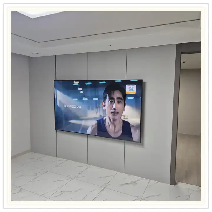 계양하늘채파크포레 무타공 벽걸이TV 설치 상담용 브라켓 참고 사진