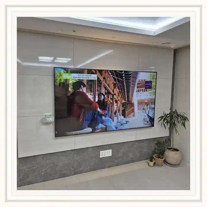청라동양엔파트 무타공 벽걸이TV 설치 상담용 브라켓 참고 사진