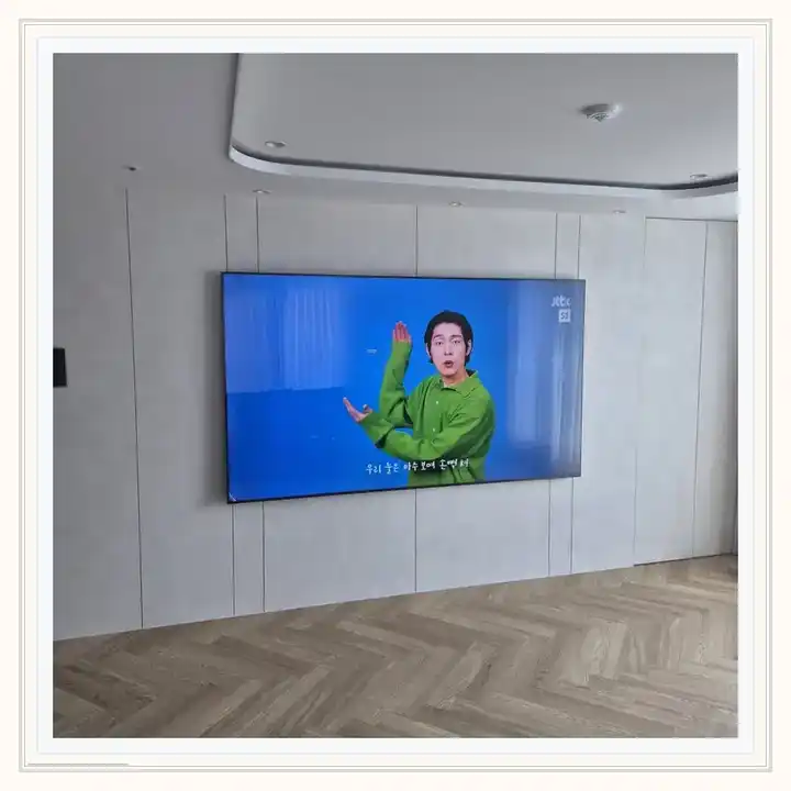 춘천일성트루엘더퍼스트 무타공 벽걸이TV 설치 상담용 브라켓 참고 사진